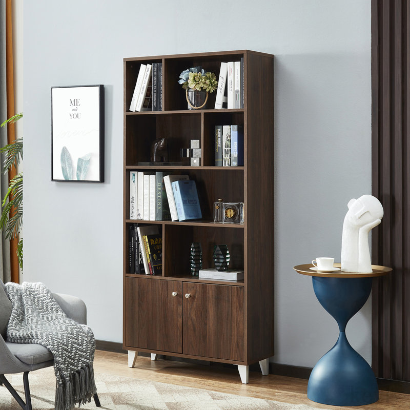 Birchler Storage Bookcase, Walnut