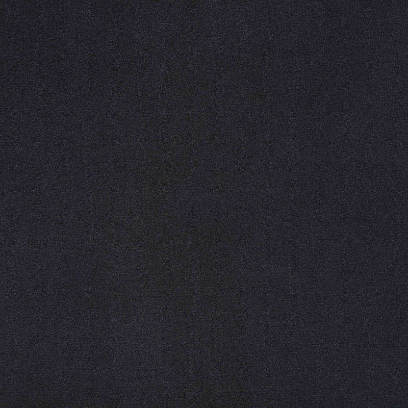 Chaise rembourrée Cedra, Velours noir, Naturel