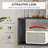 Modern S-Shaped 5 Tier Room Dividing Bookcase Wooden Storage Display Stand Shelf