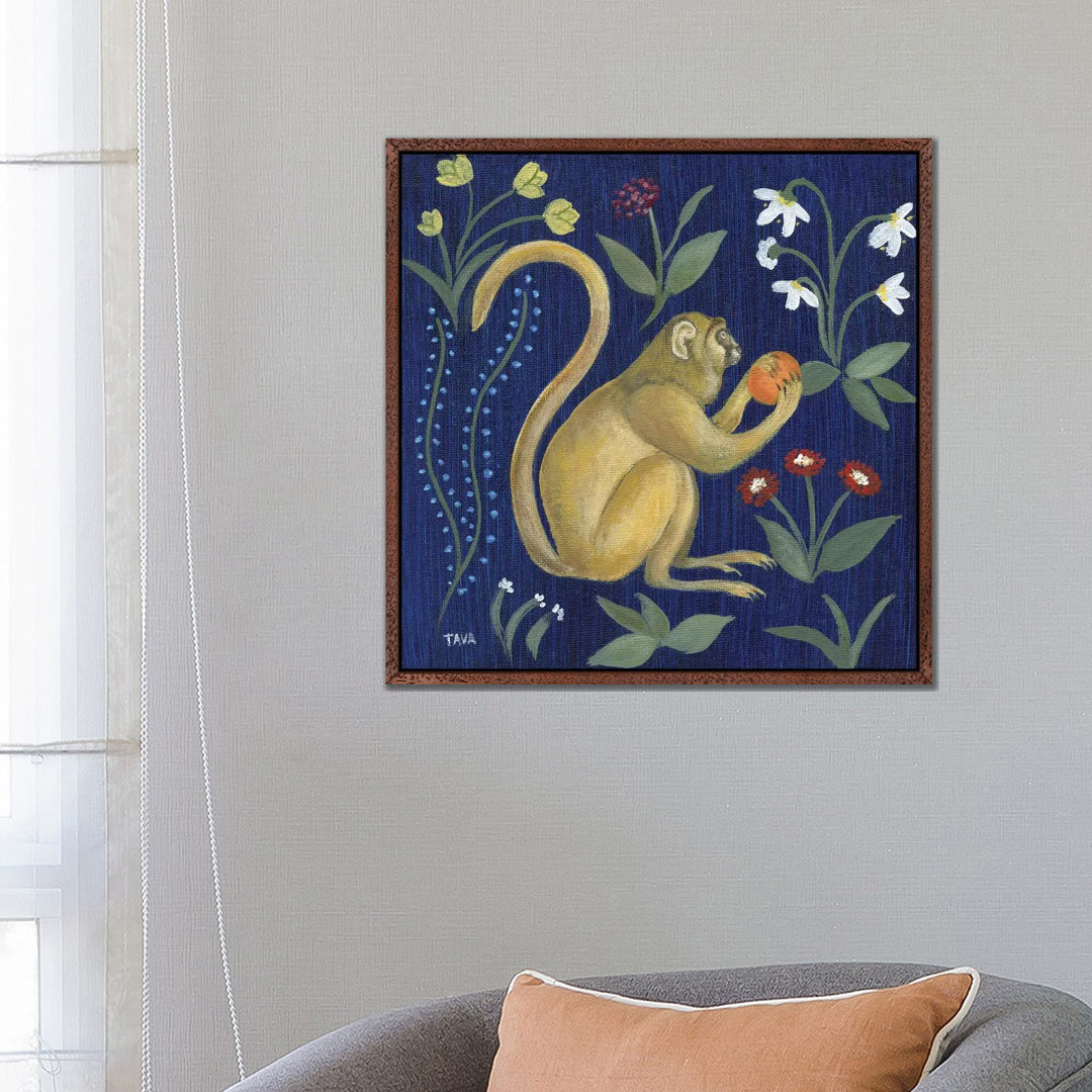 Venezia Monkey Garden I von Tava Studios - Galerie-Giclée auf Leinwand