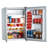 4.3 Cu.Ft Mini Fridge with Freezer, Compact Single Door Refrigerator with 7-Level Thermostat, Ultra-Quiet Small Fridge with Removable Shelves for Dorm, Office, Bedroom, Apartment, White-125911543