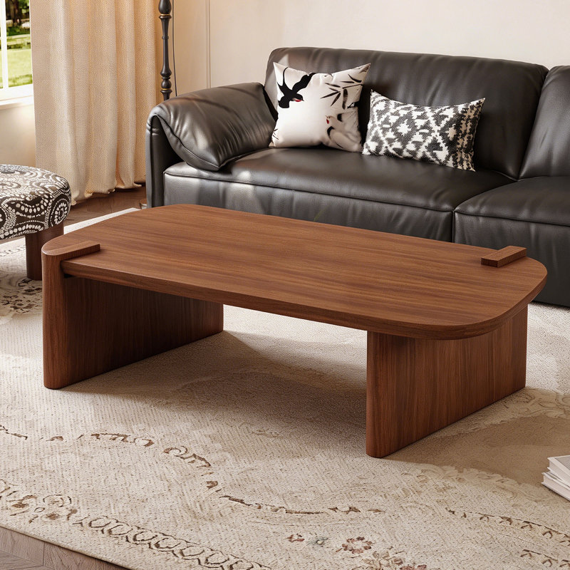 47" Oval Coffee Table, Farmhouse Center Accent Table for Living Room