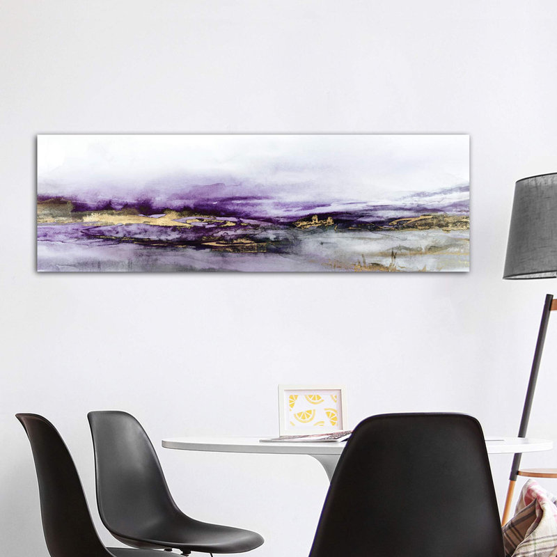 Elusive Dreams Violet Version by Isabelle Z - Wrapped Canvas Panoramic Painting, 182.88 cm H x 60.96 cm W