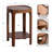 Tierney Mango Wood Rounded Square Side Table