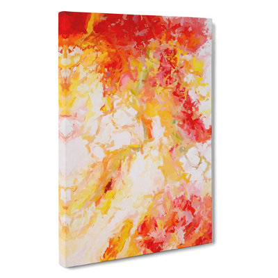 Light Explosion Abstract - Wrapped Canvas