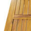 Table basse d'extérieur en bois d'acacia