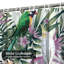 Tropical Parrot Jungle Exotic Leaves Shower Curtain with 12 Hooks-1159324132