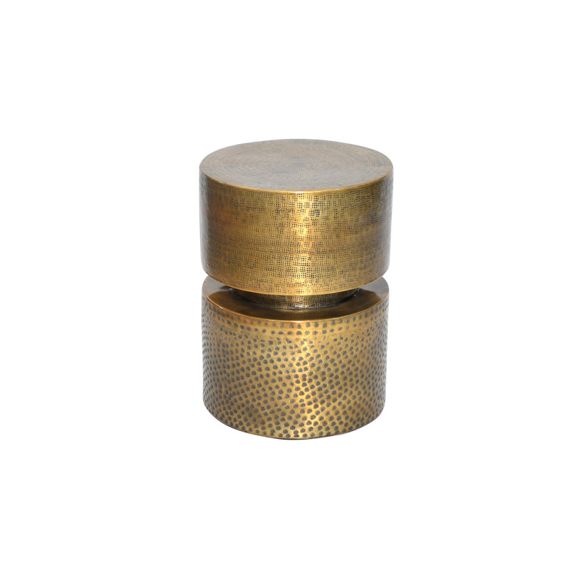 Double Damru Brass Antique