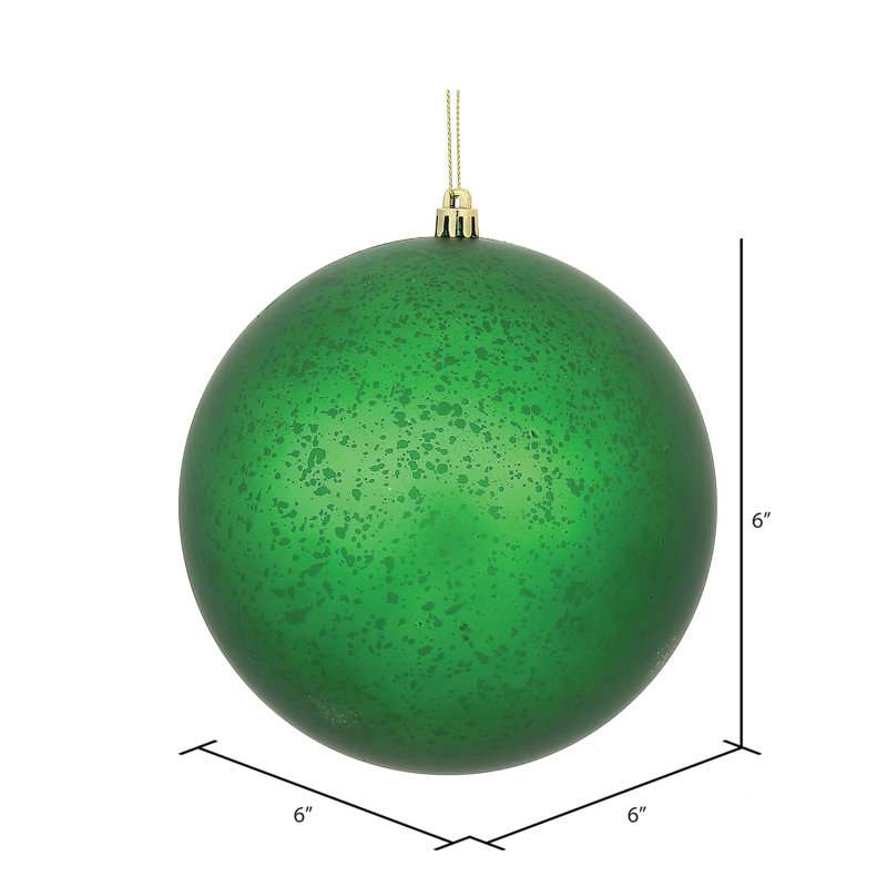 Ornement boule de mercure mat Duffield, Vert