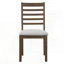 Ensemble de chaises de salle à manger de style campagnard, rembourrées avec dossier haut, pour des sièges classiques et confortables dans la cuisine, la chambre à coucher et le salon-222043743