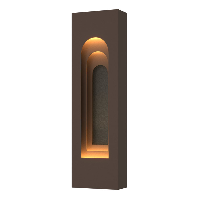 Procession Arch Outdoor Sconce, 27.5" H x 8" W x 3.9" D, Coastal Natural Iron, Coastal Bronze