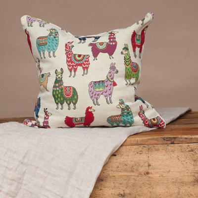Llama Tapestry Cushion