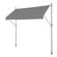 CLIY 120 cm D Polyester Retractable Door / Window Awning-130022552