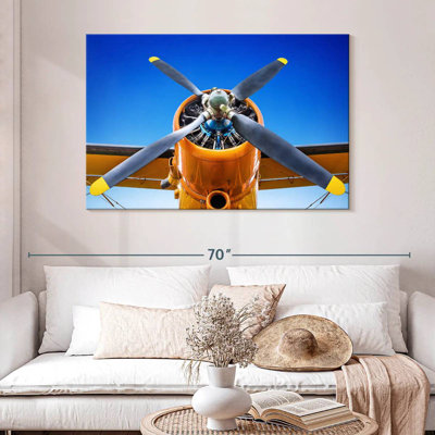 Mehar Yellow Tipped Propeller Plane