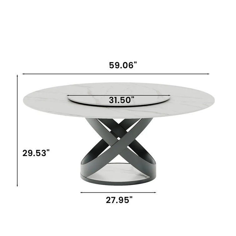 https://assets.wfcdn.com/im/16213800/resize-h755-w755%5Ecompr-r85/2628/262897326/Dotsie+Modern+Round+Dining+Table+for+6-8%2C+Sintered+Stone+Tabletop+with+Lazy+Susan%2C+X+Carbon+Steel+Base.jpg