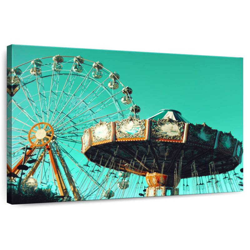 Parc d'attractions rétro Kerner, H 16 po x l 24 po