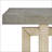 Contemporary Console Table With Wood Top