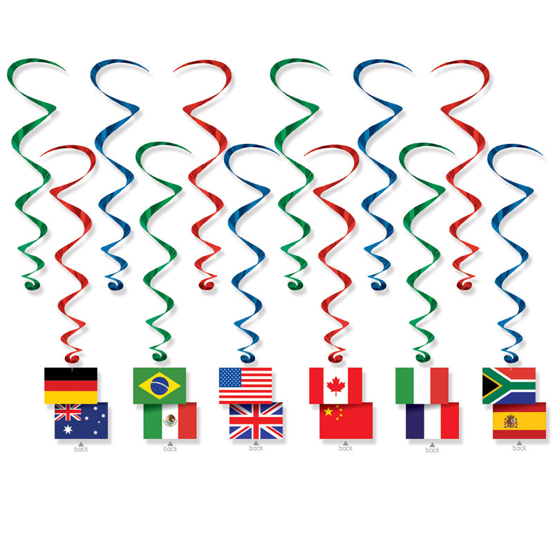 Tourbillons du drapeau international