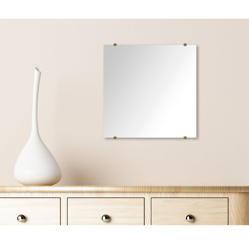 Miroir d'appoint mural Cheston, 20 po x 20 po