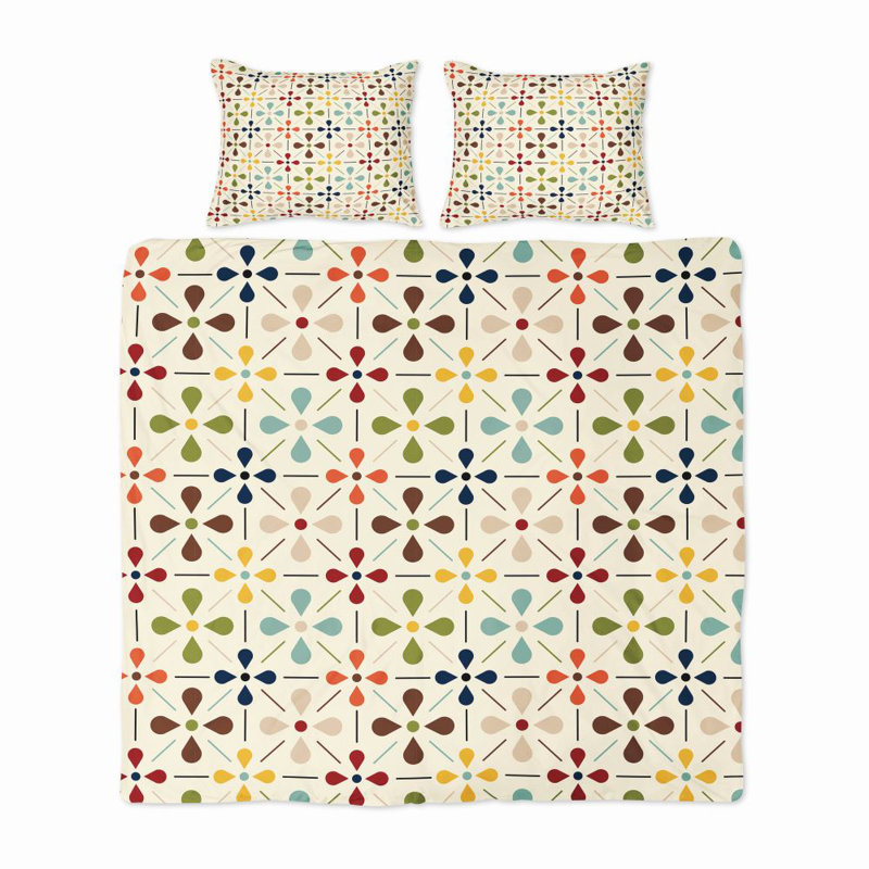 Polyester Duvet Cover, Queen Duvet Cover + 2 Shams