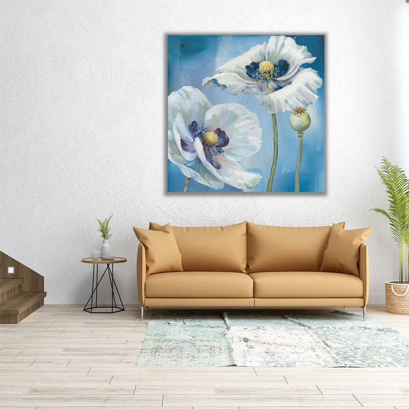 «Blue Dance II», reproduction d'art sur toile, H 12 po x l 12 po