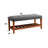 Gray Fabric Bench With Oak Legs - 18" Seat Height 40"X16" Soft Upholstery Stylish Entryway Finish Lounge Padded Seating-274647895