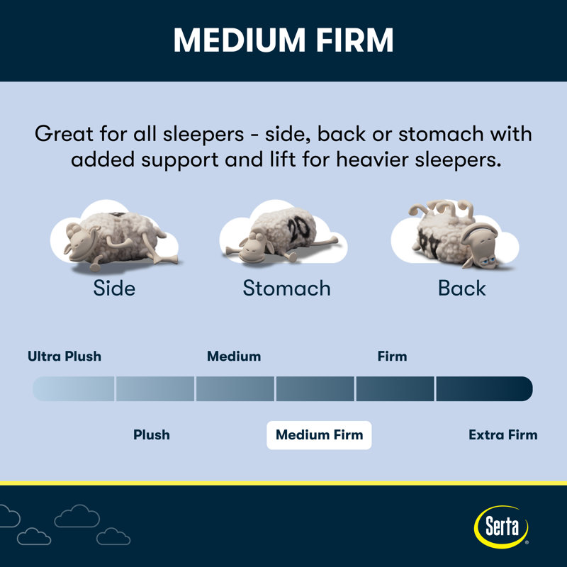 Serta Sheer Slumber Medium Firm 8" Memory Foam Mattress, Full