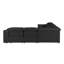 Canapé modulaire inclinable en cuir italien 5 pièces Crasia-88076278