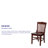 HERCULES Series Finished School House Back Wooden Restaurant Chair-810444968