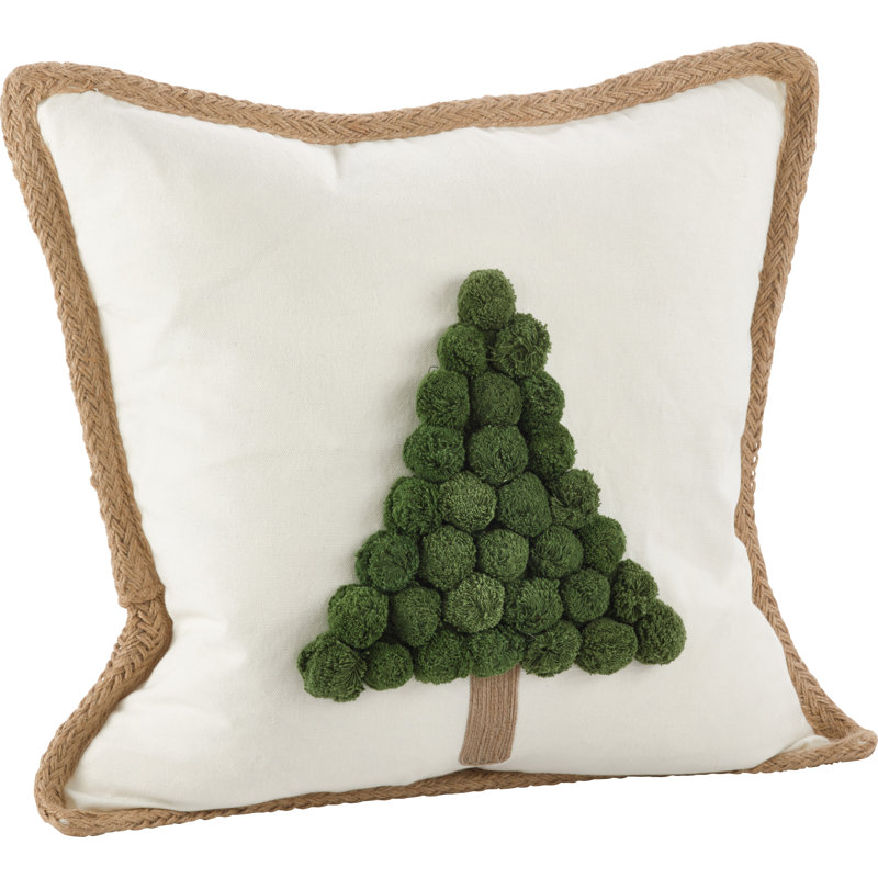 Coussin en coton Ricamato