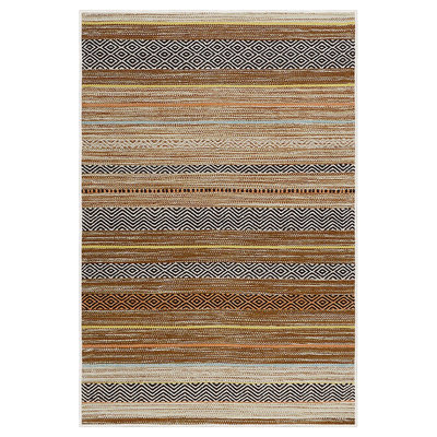 Premium 3D Printed Area Rug, 2.6 x 4.0 Feet, 100% Polyester, 650 g/m² | Non-Slip PVC Dot Underside, 0.3 in Pile Height | Machine Washable, Ideal for Living Room, Bedroom & Office, Stylish & Durable
