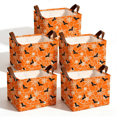 Panier de rangement 5 pièces Halloween