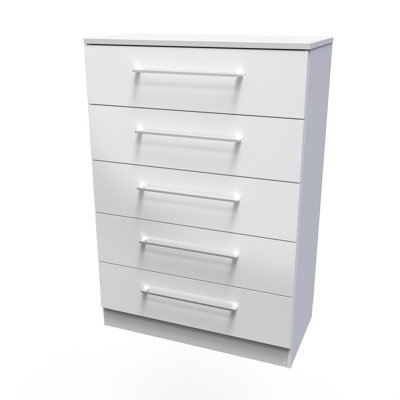 Fully Assembled Alizee 5 - Drawer Chest of Drawers