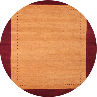 Tapis contemporain rouge / beige