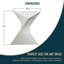 Table d'appoint sculpturale 17 po Leisuremod-94923791-126571399