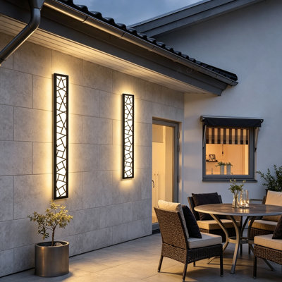 Black Outdoor Sconce