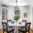 4 - Light Dimmable Geometric Lantern Modern Farmhouse Chandelier-954016062