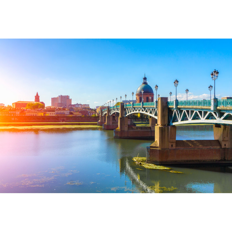 Bettache Saint Pierre Bridge - Wrapped Canvas Print, 30cm H x 46cm W x 3.8cm D