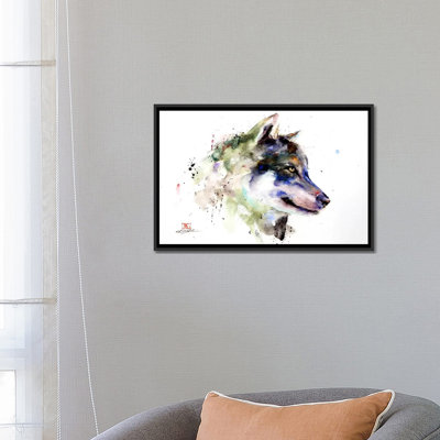 Loup, reproduction d’art sur toile tendue