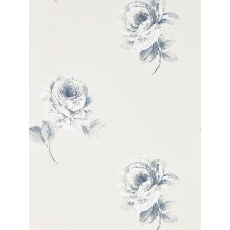 Rosa Wallpaper, Rosa Indigo