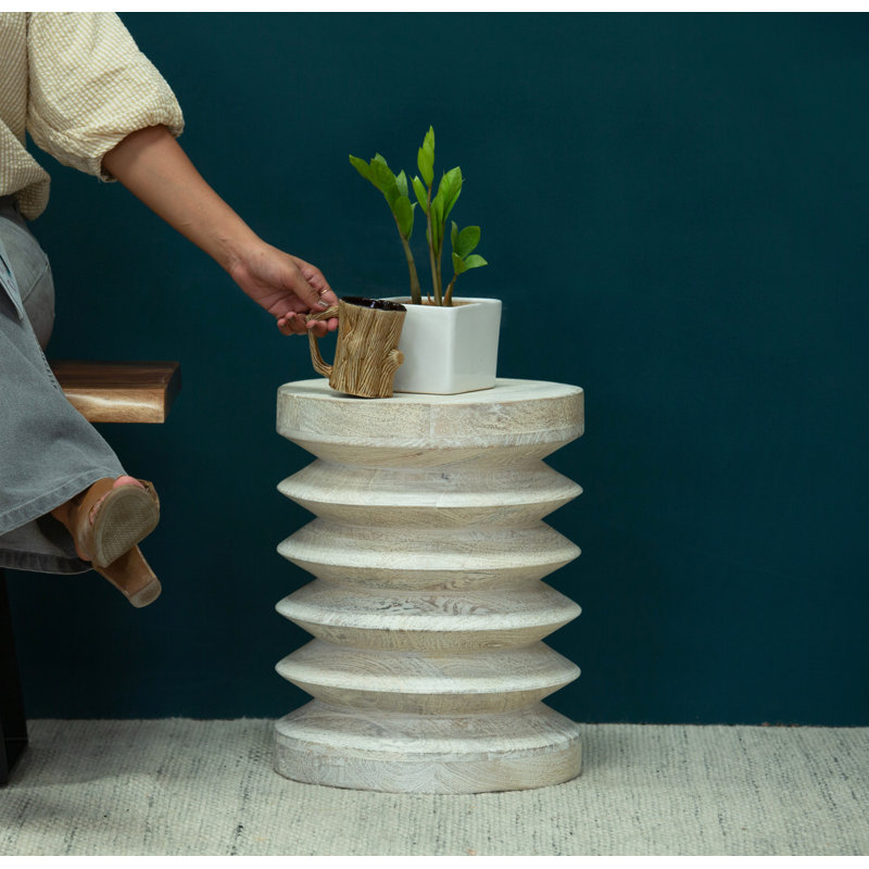 Krumm Solid Wood End Table