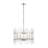 Eletto 5-Light Dimmable Glass Drum Chandelier-2031856678