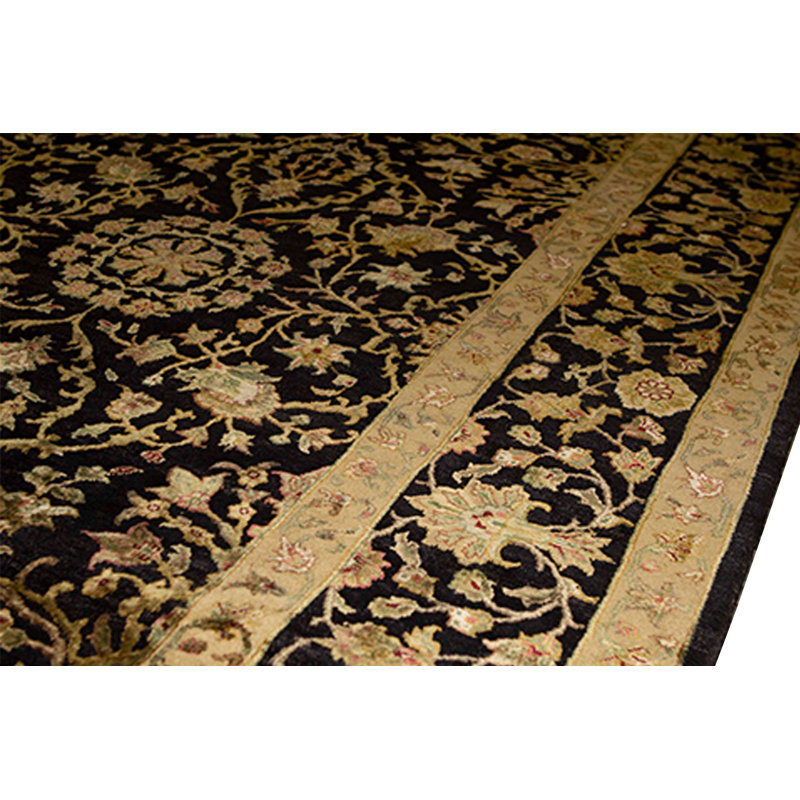 Chantel Hand Woven Silk and Wool Oriental Area Rug