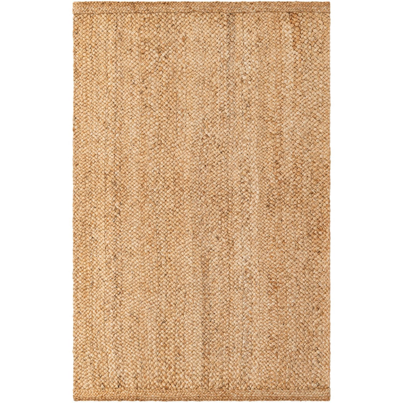  Tapis en jute tressé Braye Heirloom, Rectangle 5 pi 1 po x 8 pi