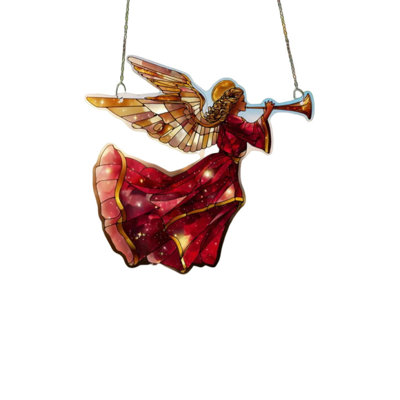 With Trumpet Window Hanging Decoration Pendant Window Decoration