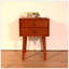 Modern Nightstand with 2-Drawers, Compact Side Table for Efficient Storage and Stylish Home Decor-129409674