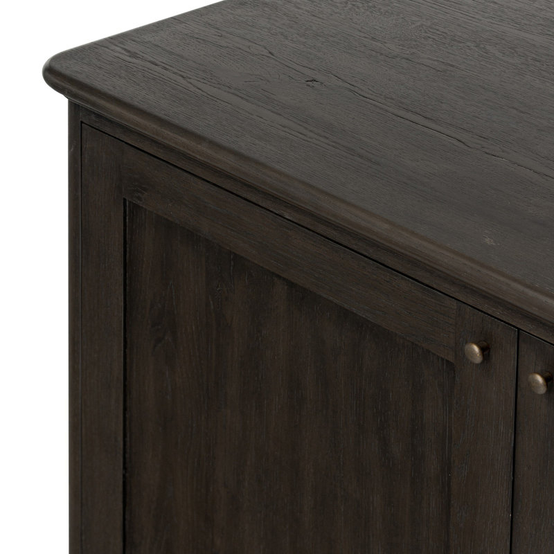 Dumont 2-Door Accent Cabinet, Black