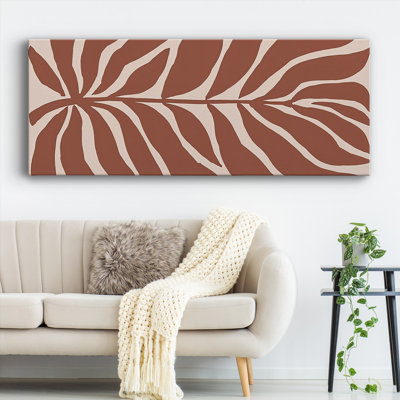 " Terra Cotta Block Palms I "