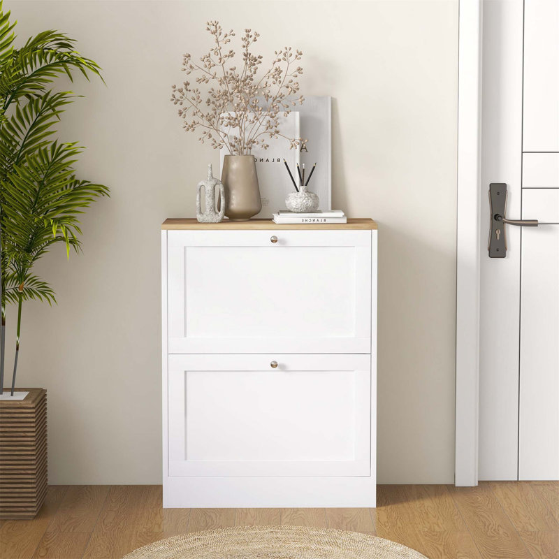 12 Pair Flip Down Shoe Storage