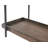 Nikole 42" Wide Industrial Rustic Solid Wood Metal Rectangular Coffee Table With 1 Shelf
